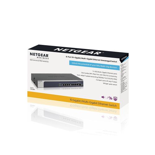  NETGEAR Netgear 8 Port 10-GigabitMulti-Gigabit Ethernet Unmanaged Switch