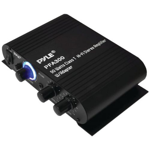  Pyle PYLE PFA300 - 90 Watt Class-T Hi-Fi Stereo Amplifier with AC Adapter Included