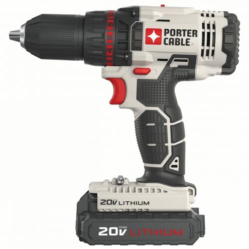  Porter-Cable PORTER CABLE 20-Volt Max 12-Inch Lithium-Ion Compact Cordless Drill, PCC601LB