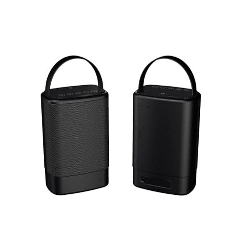  Sylvania SP096-Black Portable Outdoor Dual Bluetooth Speakers-Set of 2 Speakers - Manufacturer Refurbished