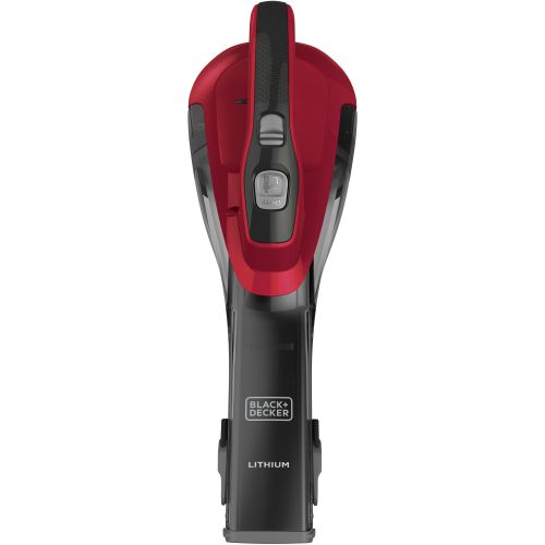  BLACK+DECKER Cordless Lithium Hand Vacuum (Chili Red), HLVA320J26
