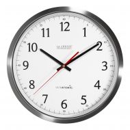 La Crosse Technology 404-1235UA-SS 14 UltrAtomic Analog Wall Clock, Silver