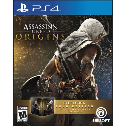  Assassins Creed: Origins Steelbook Gold Edition, Ubisoft, PlayStation 4, 887256028527