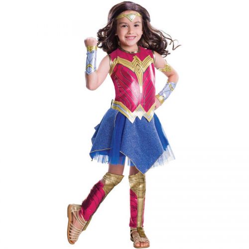 제네릭 Generic Batman Vs Superman: Dawn of Justice Deluxe Wonder Woman Child Halloween Costume