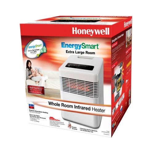  Honeywell EnergySmart Infrared Heater, White, HZ-970