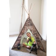 Carstens Real Tree Camo All Purpose Kids Play Teepee Tent