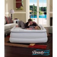 Simmons Beautyrest Silver Memory Aire with Internal Pump Raised Air Mattress, Queen 18 Inch