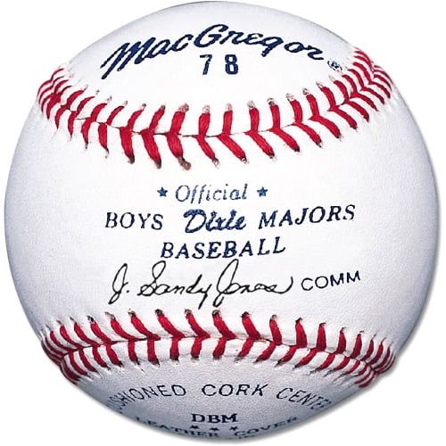  MacGregor #78 Official Dixie Boys & Majors Baseball