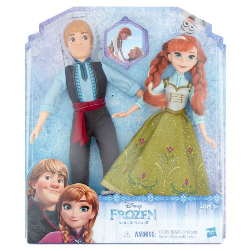 디즈니 Hasbro Disney Frozen Anna & Kristoff Toys Ages 3+