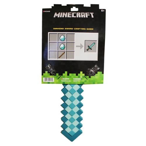 싱크긱 ThinkGeek Minecraft Next Generation 3D Deluxe Diamond Sword ? Foam Sword Replica from The Minecraft Game