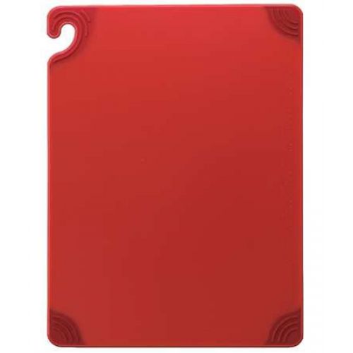  San Jamar SAN JAMAR CBG121812RDGR Cutting Board, 12x18, Red
