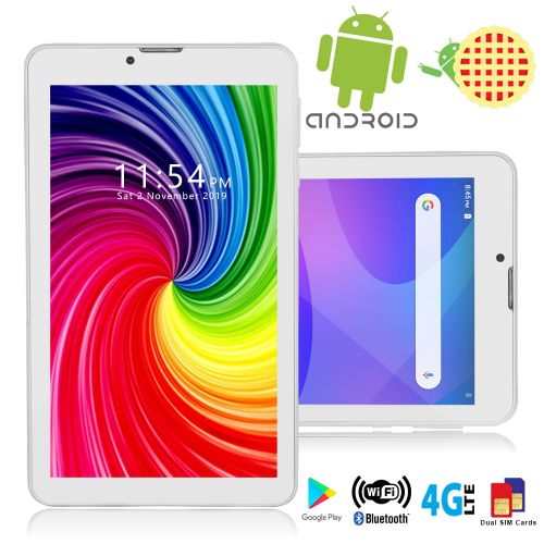  Indigi 7.0inch Unlocked 3G 2-in-1 SmartPhone & TabletPC Android 4.4 w Built-in Smart Cover + Bluetooth Included(Grey)