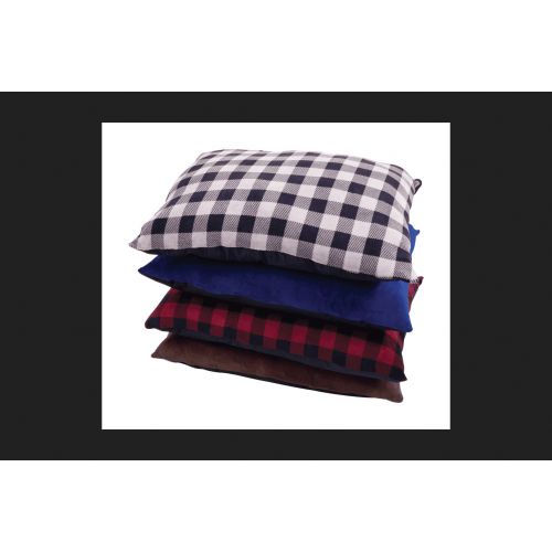  Aspen Pet Plaid Polyester Rectangular Animal Bed 40 in. W x 6 in. H x 29 in. D