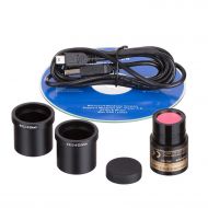 AmScope 1.3 MP USB Still & Live Video Microscope Imager Digital Camera + Calibration Kit