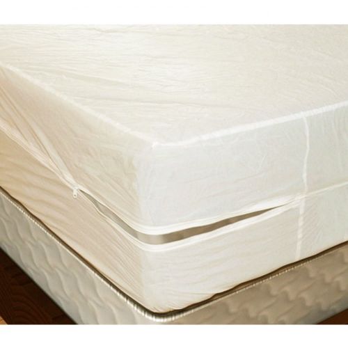  AllTopBargains King Size Vinyl Zippered Mattress Cover Protector Dust Bug Allergy Waterproof !