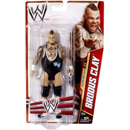 마텔 Mattel Toys WWE Wrestling Basic Series 27 Brodus Clay Action Figure