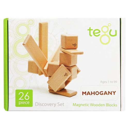  TEGU Tegu 26 Piece Discovery Set - Natural Mahogany