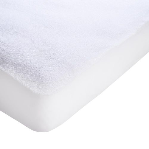  Yescom Cotton Terry Mattress Protector Waterproof Vinyl Free Anti Mite Dust Fitted Cover KingQueenFullTwin Size Opt