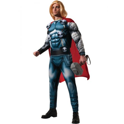 제네릭 Generic Marvel Classic Deluxe Thor Mens Adult Halloween Costume, 1 Size