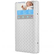 Dream On Me 2-In-1 Breathable 132 Premium Coil Inner Spring Standard Crib And Toddler Mattress