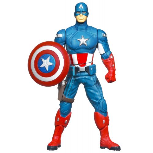 마블시리즈 Marvel Avengers Mighty Battlers Shield Spinning Captain America Action Figure
