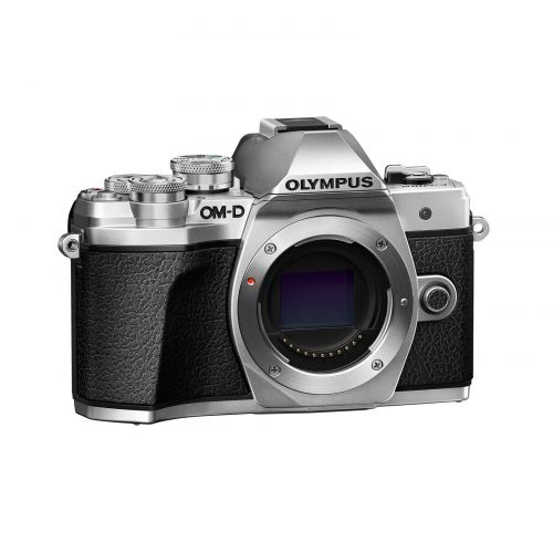  Olympus EM10 Mark III Silver Body 16MP Mirrorless Digital Camera