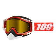 100% Racecraft 2015 Snow Goggles wYellow Lens RedWhite