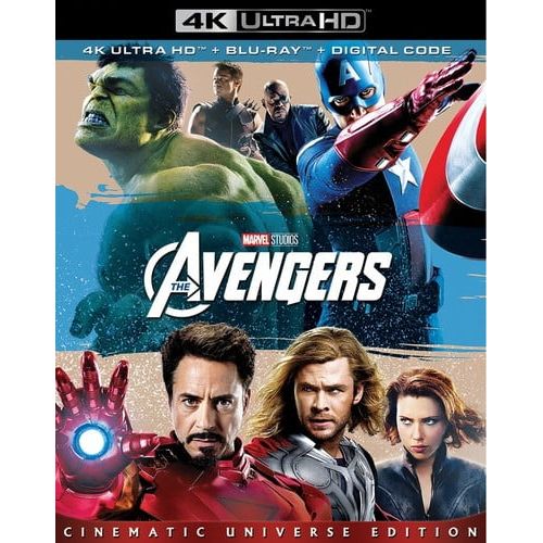 디즈니 Marvel The Avengers (4K Ultra HD + Blu-ray + Digital Code)