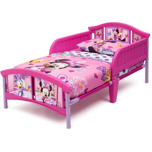 디즈니 Disney Minnie Mouse Plastic Toddler Bed by Delta Children