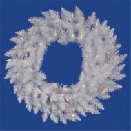 Vickerman 30 White Spruce Wreath Dura-Lit 50CL