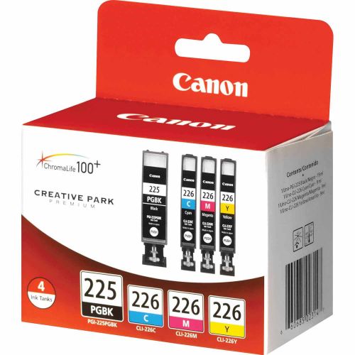 캐논 Canon, CNMPGI225CLI226, PGI225CLI226 4pack Ink Tank Cartridges, 4  Pack