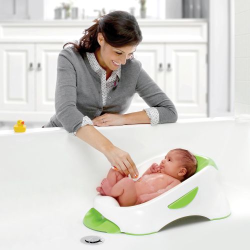먼치킨 Munchkin Clean Cradle Infant Bath Tub, Green