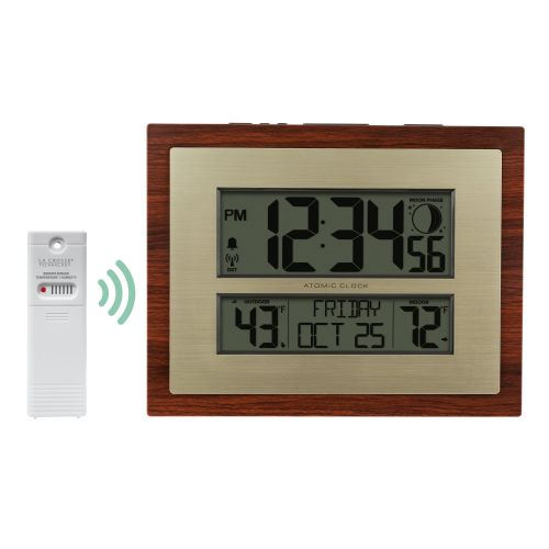  Better Homes & Gardens W86111 Atomic Digital Clock with Forecast & Calendar
