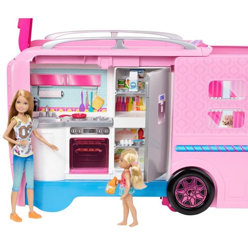 바비 Barbie DreamCamper Adventure Camping Playset for Ages 3Y+