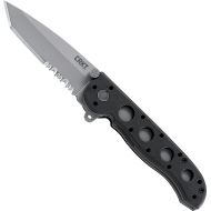 COLUMBIA RIVER M16-12 Z EDC Folding Knife with Tanto AUS 8 Blade with Triple Point Serrations and Glass-Reinforced Nylon Handle Scales with Automated Liner Lock for Safety