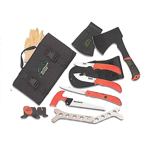  OUTDOOR EDGE CUTLERY CORP OUTDOOR EDGE OUTFITTER CLEANING KIT MULTIPLE 65MN CARBON STEEL 8 PIECE SET