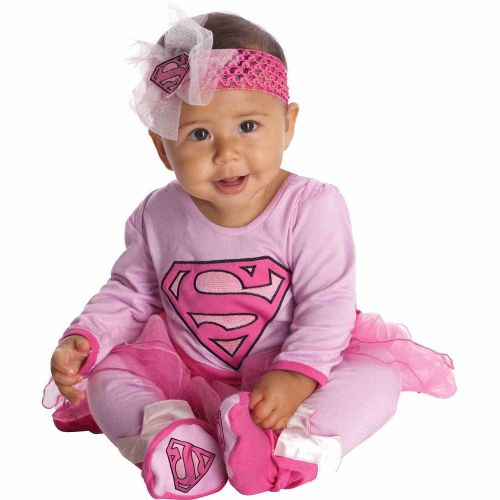 제네릭 Generic Supergirl Onesie Infant Halloween Costume