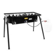 Concord Cookware Triple Burner Outdoor Stand Stove Cooker