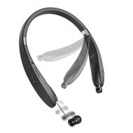 AWAccessory Neckband HiFi Sound Wireless Headset with Retracting Earbuds for T-Mobile ZTE ZMax Pro Z981 - AT&T ZTE Grand X4 - T-Mobile ZTE Grand X Max 2