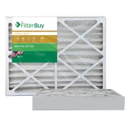 FilterBuy AFB Gold MERV 11 20x24x4 Pleated AC Furnace Air Filter. Pack of 2 Filters. 100% produced in the USA.