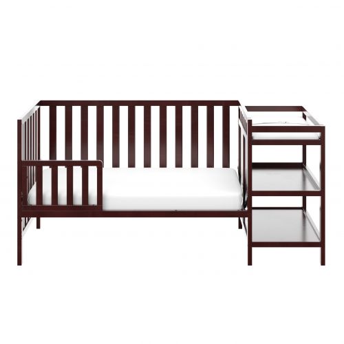  Storkcraft Pacific 4 in 1 Convertible Crib and Changer Espresso