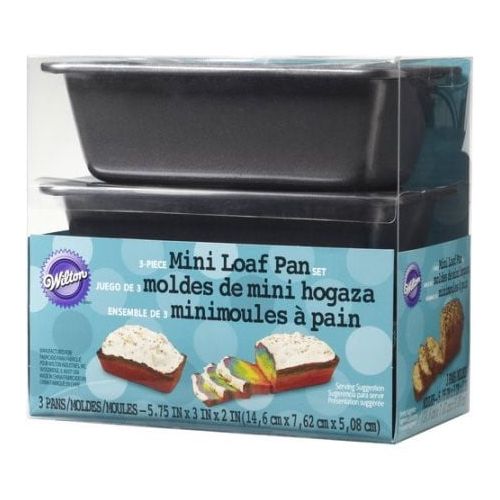  Wilton Mini Loaf Pan Set, 3 pc.