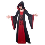 California Costumes Red Hooded Robe Girls Vampire Halloween Costume