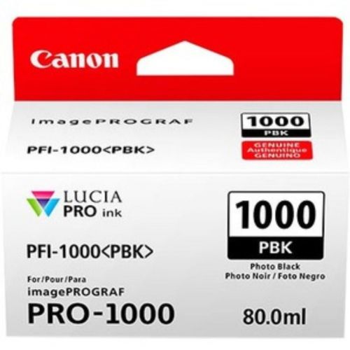 캐논 Canon PFI-1000 PBK LUCIA PRO Photo Black Ink Tank (80ml)