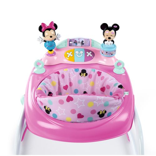 브라이트스타트 Bright Starts Disney Baby Minnie Mouse Walker with Activity Station - Stars & Smiles