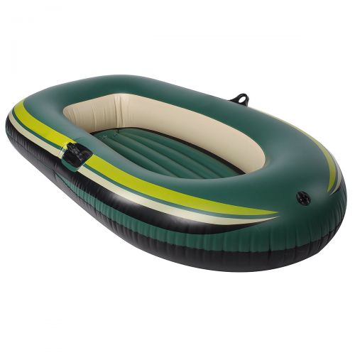  Novashion Inflatable Boat ,2 Person PVC Inflatable Rowing Air Boat Fishing Drifting Diving Tool, Inflatable Canoe (Not Including Oars)