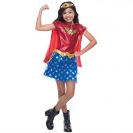Generic Sequin Wonder Woman Toddler Halloween Costume, 3T-4T