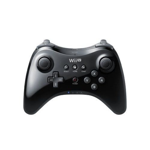 닌텐도 Refurbished Nintendo OEM Pro Controller Black For Wii U Gamepad
