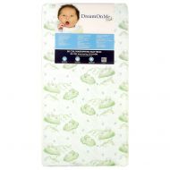 Dream On Me, Twilight 5 Coil Spring Crib And Toddler Mattress, Green Cloud