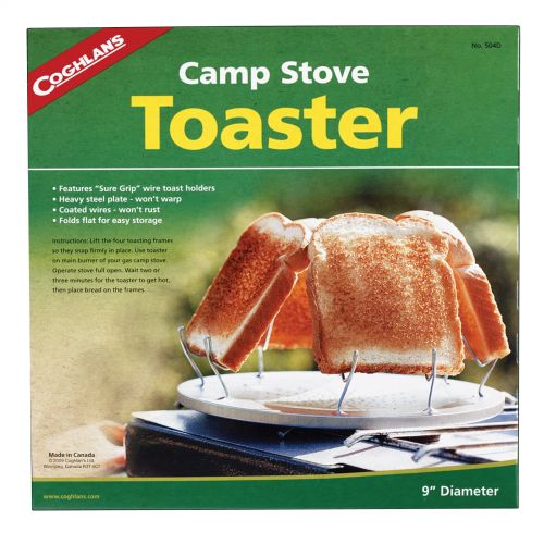  Coghlan's Coghlan’s Camp Stove Toaster, 9” Diameter, Steel, Fits Single and 2-Burner Gas Stoves